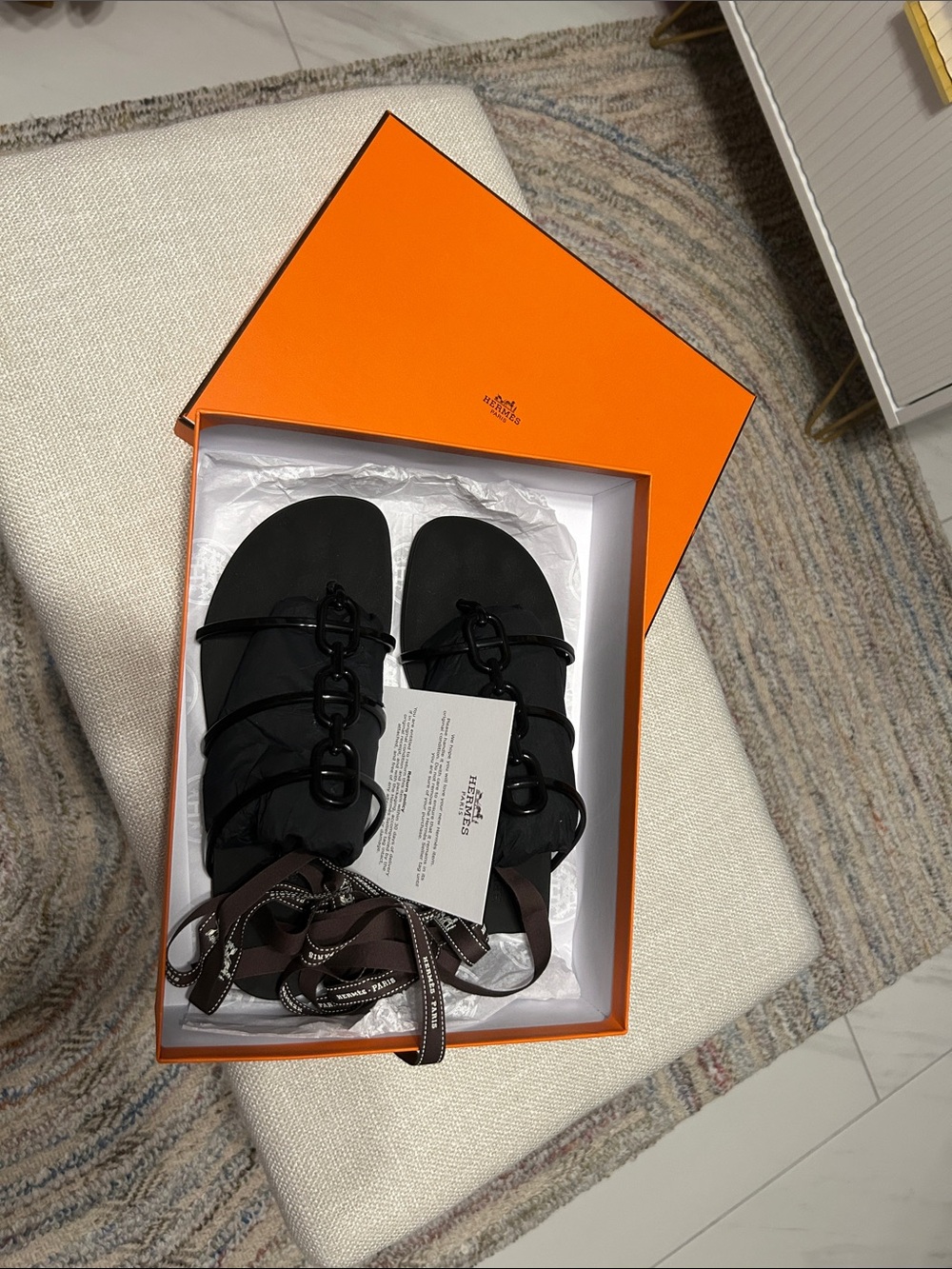 NIB Hermès Mykonos sandal